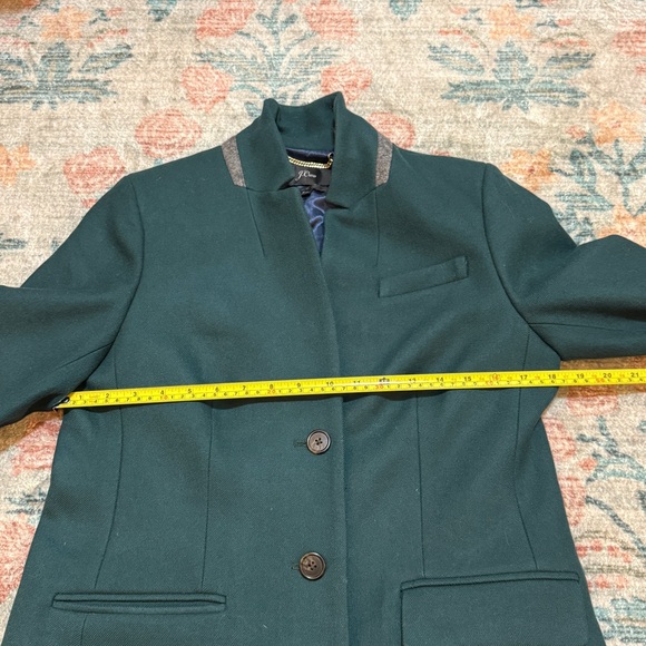 J Crew Regent Topcoat in Dark Green RARE - Picture 11 of 13